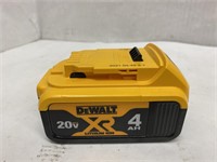 DeWalt XR 20V 4Ah Lithium Ion Battery