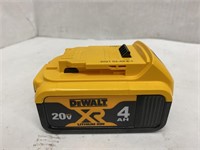 DeWalt XR 20V 4Ah Lithium Ion Battery