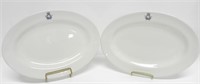 2 ROYAL CANADIAN AIR FORCE IRONSTONE PLATTERS