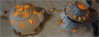2 teapot candle holders for one money