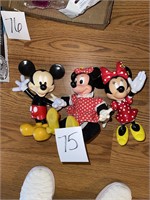 Mickey and Minnie Mouse toy lot
