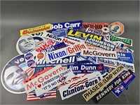 Vintage/Contemporary Political Stickers Variety