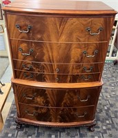 Depression Era Mahogany Chest Of Drawers