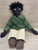 Black Americana Cloth Doll 21" Tall