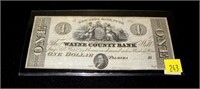 $1 Obsolete bank note, Wayne County Bank of