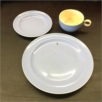 American Engoke Plates And Cup And Saucer
