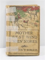 1924 Thornton Burgess Mother West Wind Book