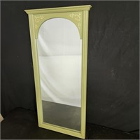 Green-framed Mirror; Reserve $15