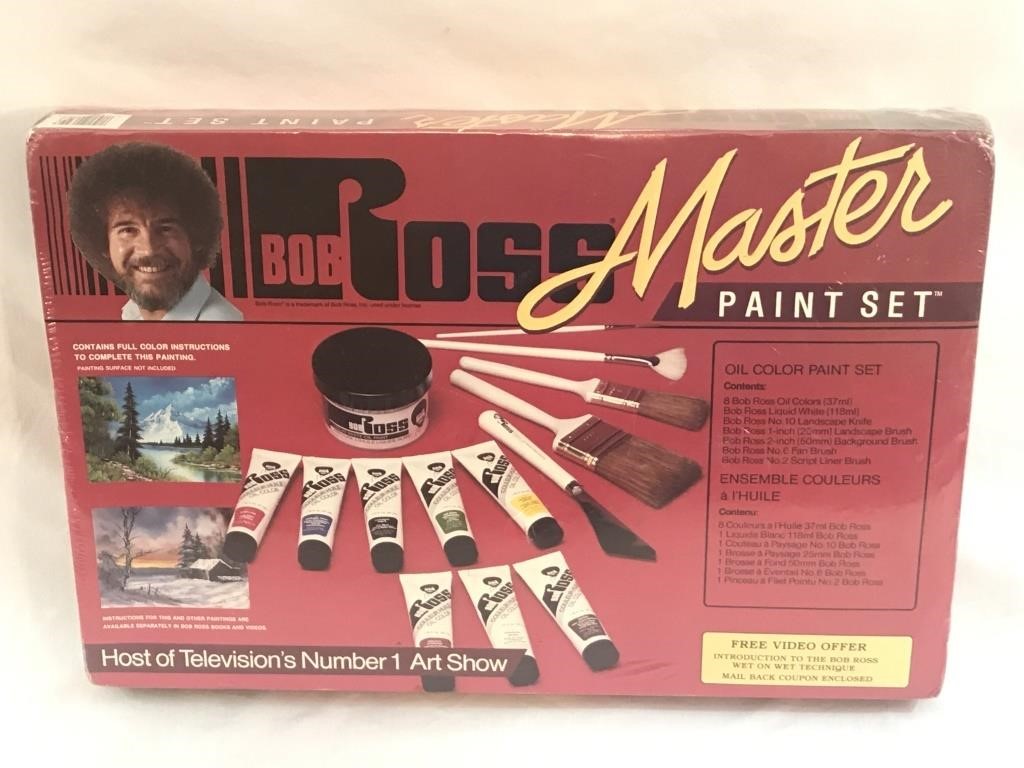 Bob Ross MASTER Oil Painting Set for for Artists, includes Landscape Knife