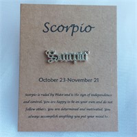 Scorpio - Astrology Necklace Charm