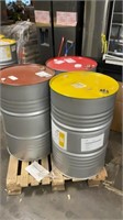 3 EMPTY 55gal METAL DRUMS. HAD FOAM CHEMICAL