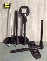 Various stander parts and grabber stick