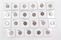 (23) Assorted Date Jefferson Nickels