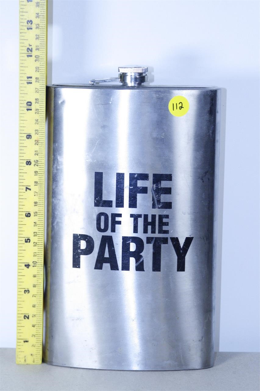 HUGE LIFE OF THE PARTY FLASK