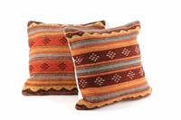 Montanitas Marrón Wool Pillow Set of Two E. Reyna