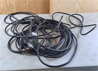 Electrical cable and pressure washer hose