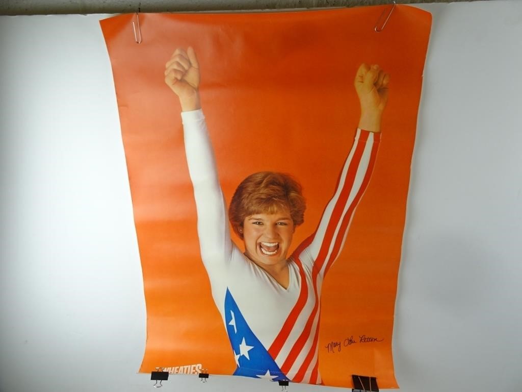 Wheaties Olympic Gymnast Mary Lou Retton Poster