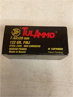TulAmmo 7.62x39mm 122grFMJ 40 rnds