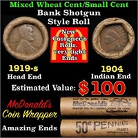 Small Cent Mixed Roll Orig Brandt McDonalds Wrappe