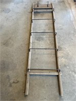 Decorative ladder with hooks