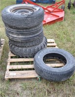 Pallet of Misc. Tires & Rims
