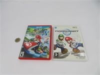 2 jeux Mario Kart pour Nintendo Wii et Wii U