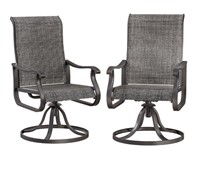YITAHOME 2 Patio Swivel Chairs