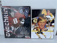 2 wall plaques: Ovechkin & Orr