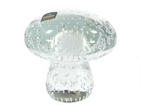 Murano Glass Mushroom Paperweight