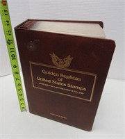 Vintage Book of 22K Gold Replica Stamps
