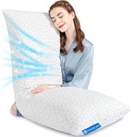 58in Cooling Body Pillow  Shredded Memory Foam