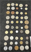 (50) MEXICAN COINS 1930-PRESENT