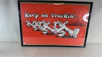 Vtg Keep On Truckin’ Robert Crumb Poster