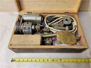 Miniature Lathe with Dovaltail Box and Manual