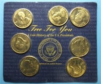 READER'S DIGEST COIN HISTORY OF US PRESIDENTS SET