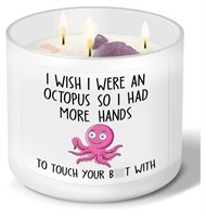 Funny lavender girlfriend gift candle