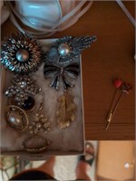 Brooches and had pins