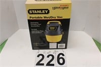 Stanley Portable Wet Dry Vac (New)