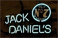 Vintage Jack Daniels Old No. 7 Neon Wall Sign