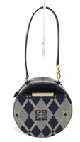 Givenchy Round Mini Navy & Gray 2WAY Handbag