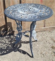 Decorative Outdoor Bistro Table Cast Aluminum