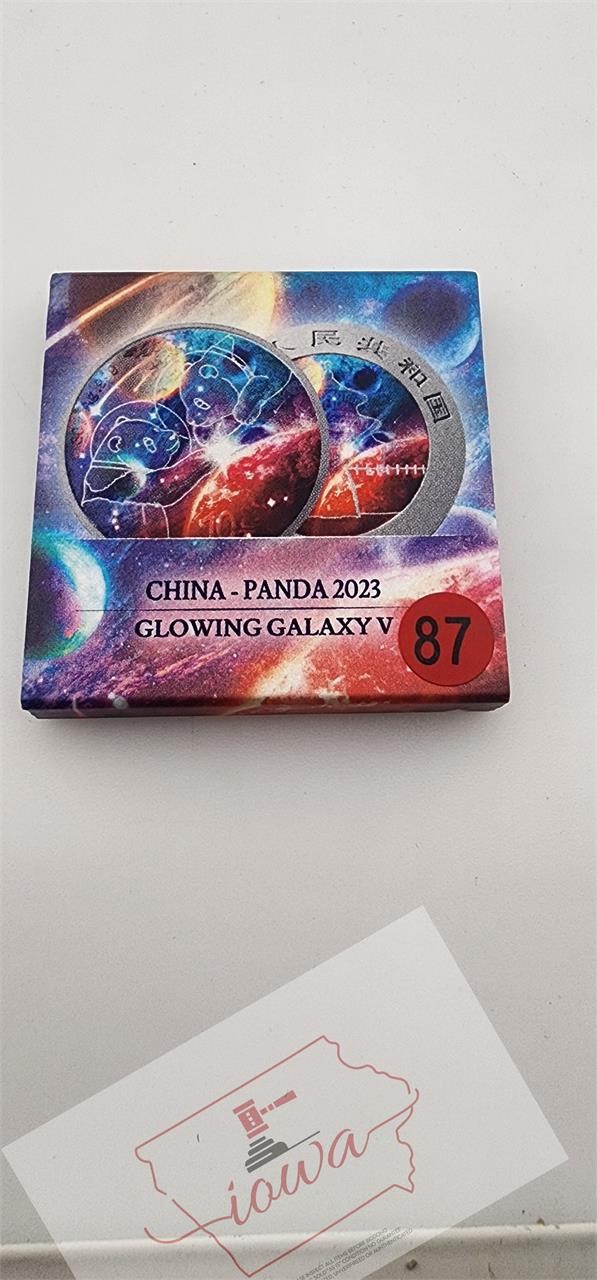 China Panda 2023 Glowing Galaxy V 297/500