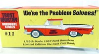 TRUSTWORTHY 1957 FORD RANCHERO DIE CAST BANK