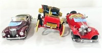 3 DIE CAST ANTIQUE STYLE CARS