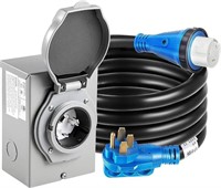 Gloppers 50 Amp Generator Cord and Power Inlet Box