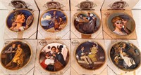 12 > NORMAN ROCKWELL Collectors PLATES by KNOWLES