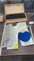Computer Keyboards, Mouse Pad