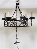 Vintage iron chandelier