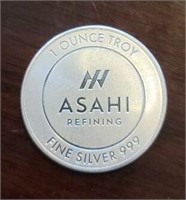 One Ounce Silver Round: ASAHI