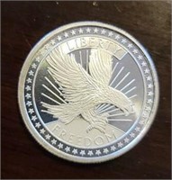 One Ounce Silver Round: Liberty/Freedom
